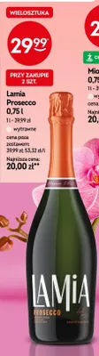 Wino musujące Lamia Prosecco promocja w Żabka