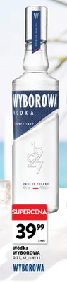 Wódka Wyborowa promocja w Intermarche