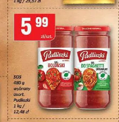 Sos Pudliszki Boloński promocja w Chorten