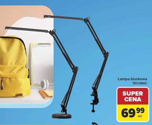 Lampa biurkowa Technic promocja w Carrefour