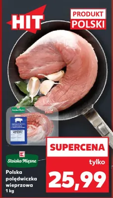Polska polędwiczka wieprzowa Stoisko Mięsne promocja w Kaufland