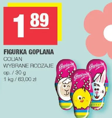 Figurka Goplana wybrane rodzaje promocja w SPAR