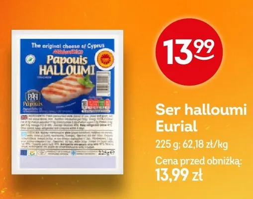 Ser halloumi Eurial promocja w Żabka