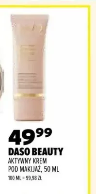 Aktywny krem pod makijaż Daso Beauty promocja w Drogerie Natura
