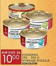 Konserwa 250-300g wybrane rodzaje promocja w Wafelek