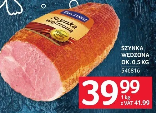 Szynka wędzona ok. 0.5 kg promocja w Selgros