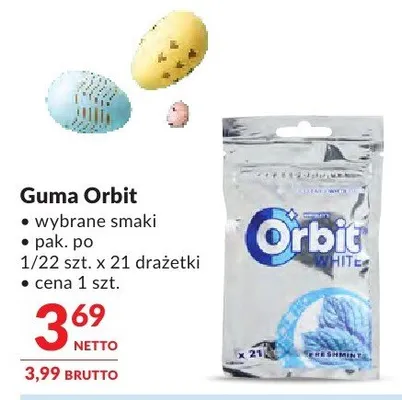 Guma Orbit o smaku guma orbit promocja w Makro