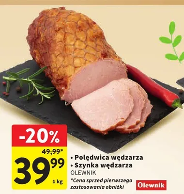 Polędwica wędzona promocja w Intermarche