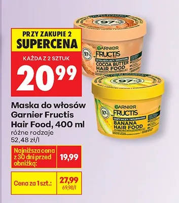 Maska do włosów Hair Food promocja w Biedronka