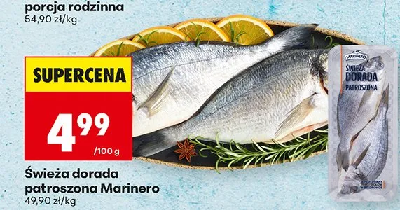 Dorada patroszona promocja w Biedronka