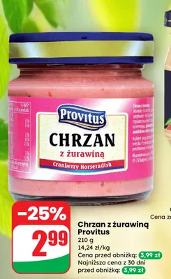 Chrzan z żurawiną Cranberry Horseradish promocja w Dino
