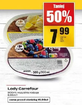 Lody Carrefour Extra promocja w Supeco