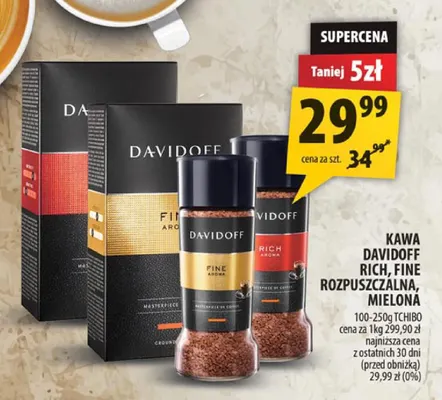 Kawa mielona Davidoff Rich Aroma promocja w Arhelan