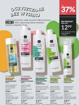 Delikatny płyn micelarny tonik do twarzy 2 w 1 promocja w AVON