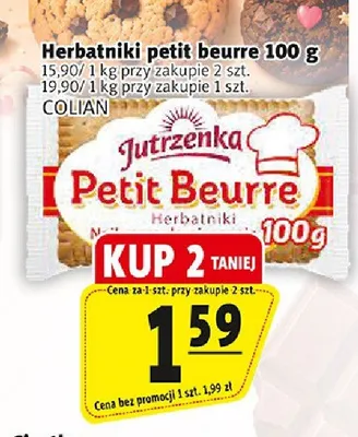 Herbatniki Jutrzenka Petit Beurre promocja w Prim Market