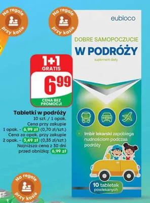 Tabletki w podróży promocja w Dino