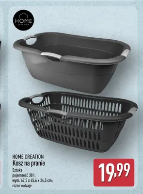 Kosz na pranie HOME CREATION promocja w Aldi