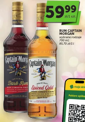 Rum Captain Morgan Original Spiced Gold promocja w Groszek