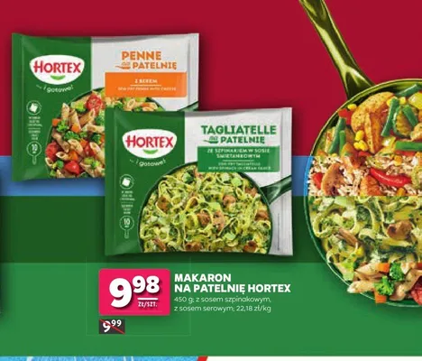 Makaron na patelnię Hortex z sosem serowym promocja w Stokrotka