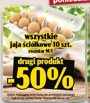 Jaja ściółkowe 10 szt. promocja w TOPAZ