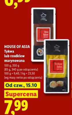 Tykwa marynowana House of Asia promocja w Lidl