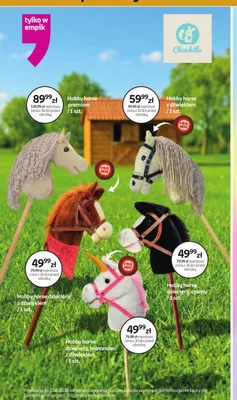 Hobby horse dziecięcy jednorożec z dźwiękiem promocja w Empik