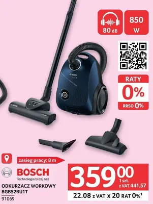 Odkurzacz workowy BOSCH ODKURZACZ WORKOWY BGB5ZBU1TT promocja w Selgros