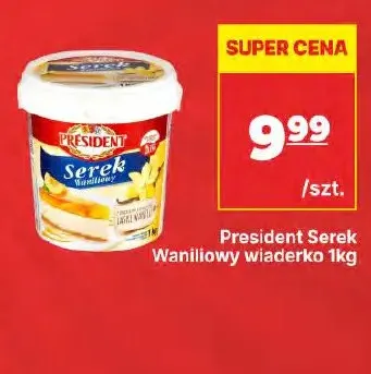 Serek waniliowy Président wiaderko promocja w API Market