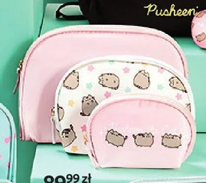 Zestaw 3 kosmetyczek Pusheen promocja w Empik