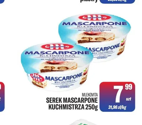 Serek mascarpone Kuchmistrza Mlekovita promocja w Tomi Markt