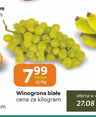 Winogrona białe promocja w Społem Częstochowa