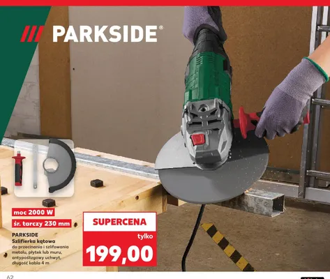 Szlifierka kątowa Parkside promocja w Kaufland