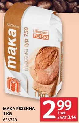 Mąka pszenna chlebowa typ 750 636728 promocja w Selgros