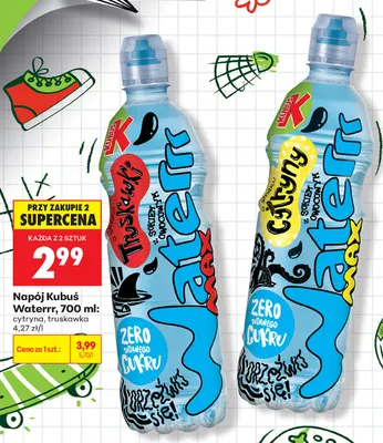 Napój Kubuś Waterrr truskawka promocja w Biedronka
