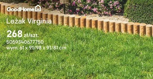 Leżak Virginia promocja w Castorama