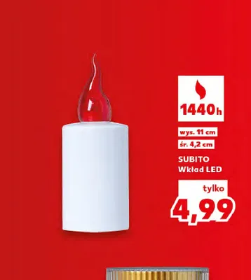 Wkład LED Subito promocja w Kaufland