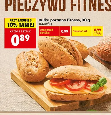 Bułka poranna fitness promocja w Biedronka