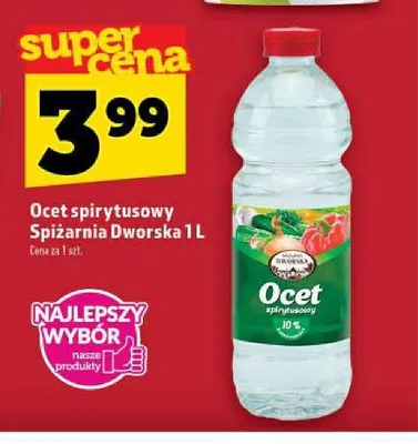 Ocet spirytusowy Spiżarnia Dworska promocja w TOPAZ