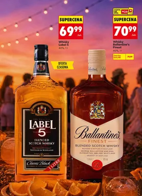 Whisky Label 5 Classic Black promocja w Biedronka