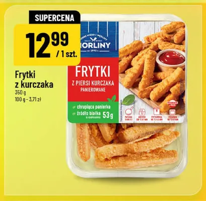 Frytki z kurczaka Morliny promocja w POLOmarket