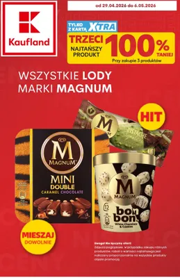 Lody Magnum promocja w Kaufland