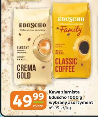 Kawa ziarnista Eduscho Elegant Crema Gold promocja w Gama