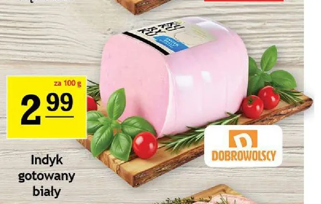 Indyk gotowany biały Dobrowolscy promocja w Gram Market
