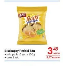 Biszkopty Petitki San promocja w Makro