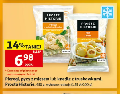 Knedle z truskawkami Proste Historie promocja w Auchan