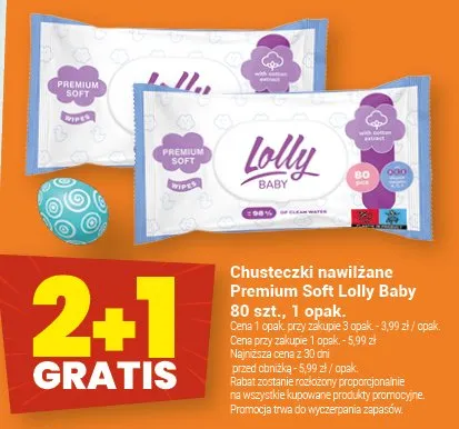 Chusteczki nawilżane Premium Soft promocja w Twój Market