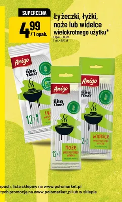 Noże wielokrotnego użytku Amigo promocja w POLOmarket