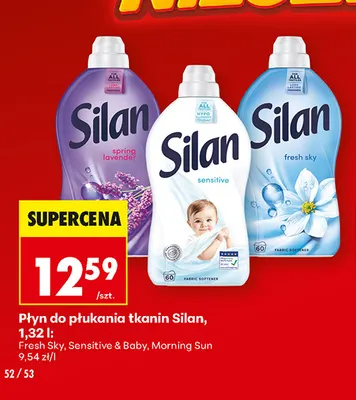 Płyn do płukania tkanin Silan Fresh Sky promocja w Biedronka