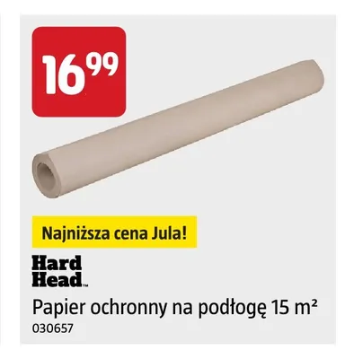 Papier ochronny na podłogę 15m² Hard Head promocja w Jula