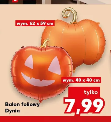 Balon foliowy Dynia 62x59 cm promocja w Kaufland